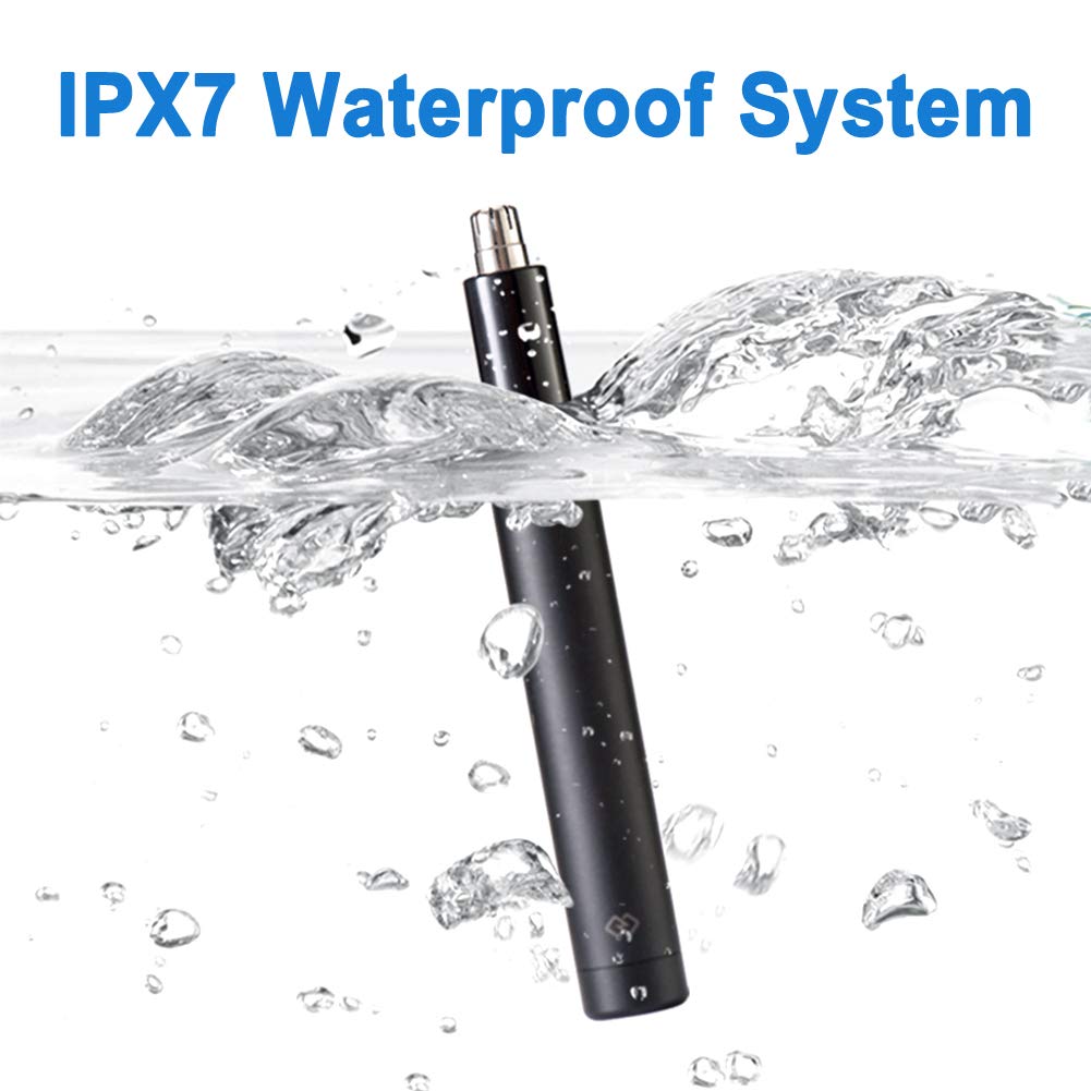 Ear and Nose Hair Tmmer for Men and Women-, Professional & Painless Nose Hair Clipper / Remover with Stainless Steel Blad & IPX7 Waterproof System Amazon Banned