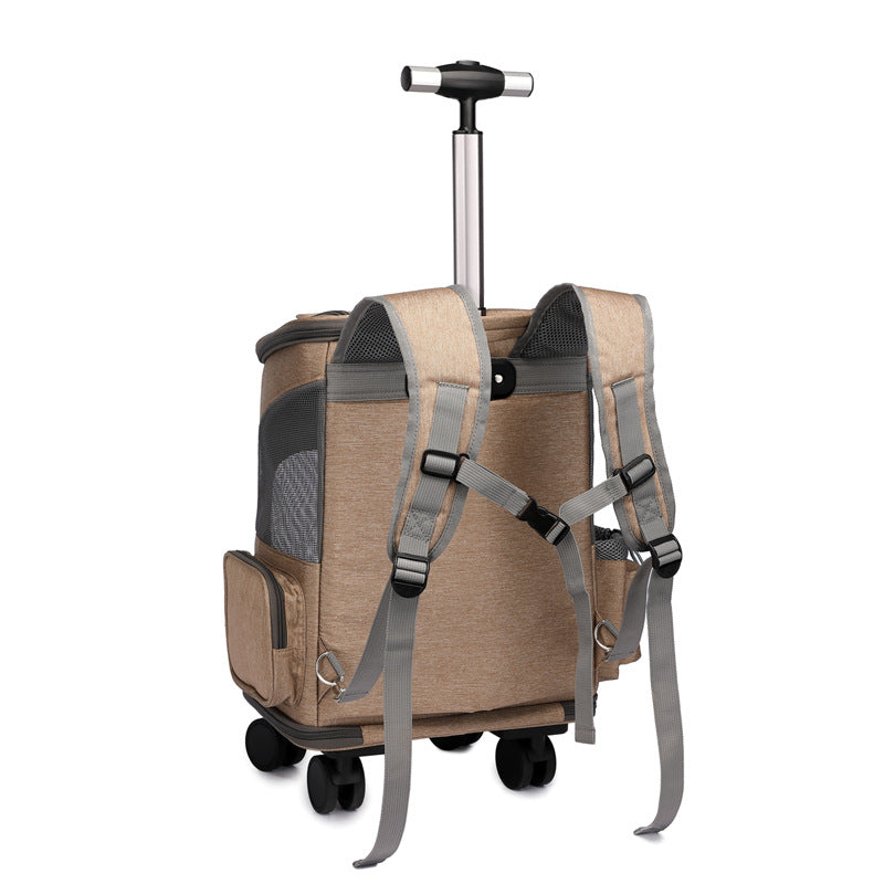 Pet Travel Trolley Backpack