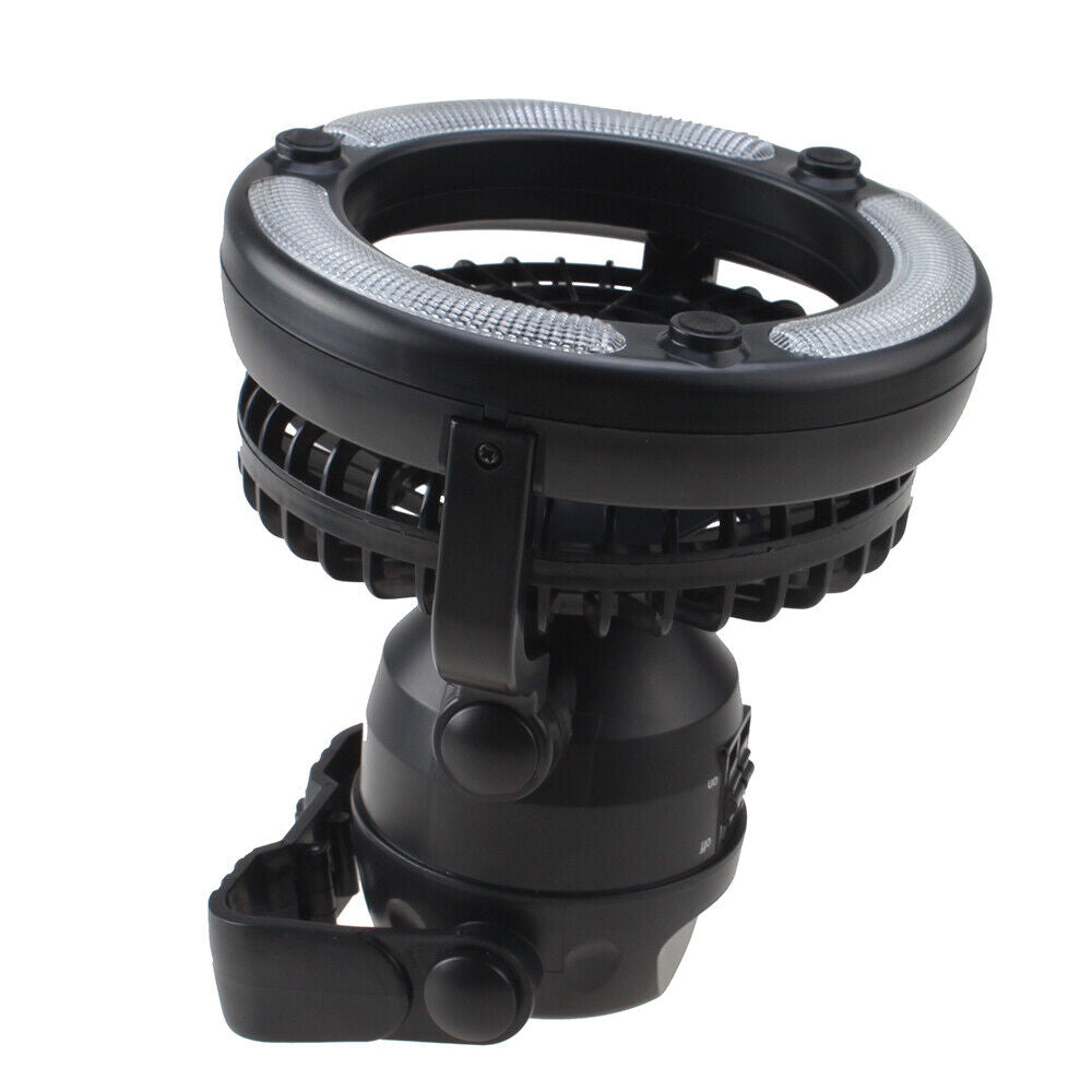 Portable Tent Light and Fan Combo