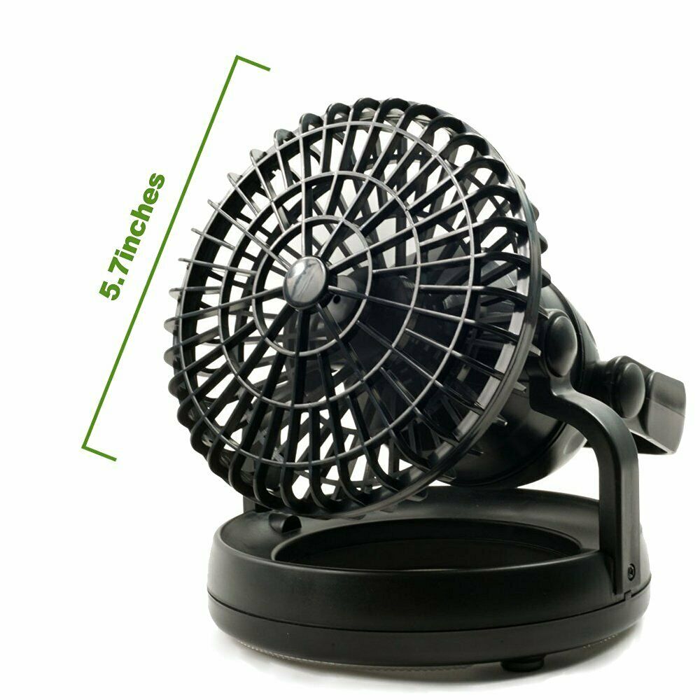 Portable Tent Light and Fan Combo