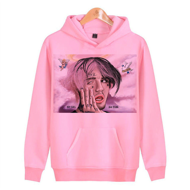 Loose Hooded Lovers Sweatshirt