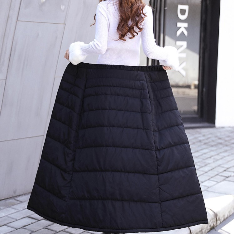 Down cotton skirt