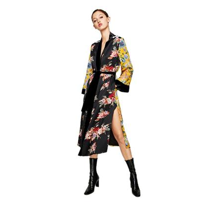 Kimono Cardigan Printed Floral Sexy Beachwear