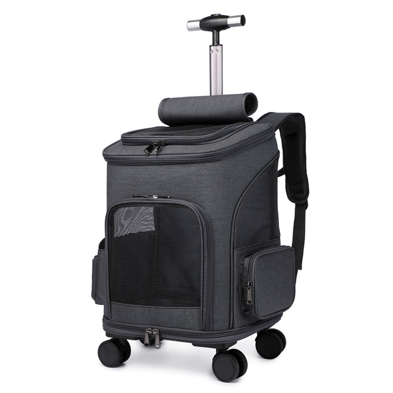 Pet Travel Trolley Backpack