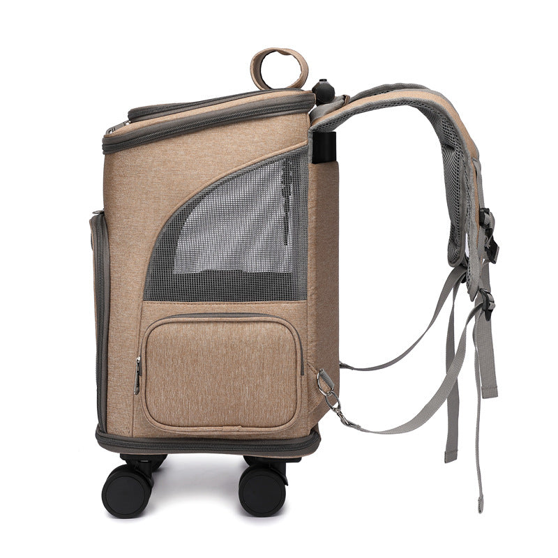 Pet Travel Trolley Backpack