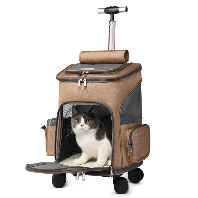 Pet Travel Trolley Backpack