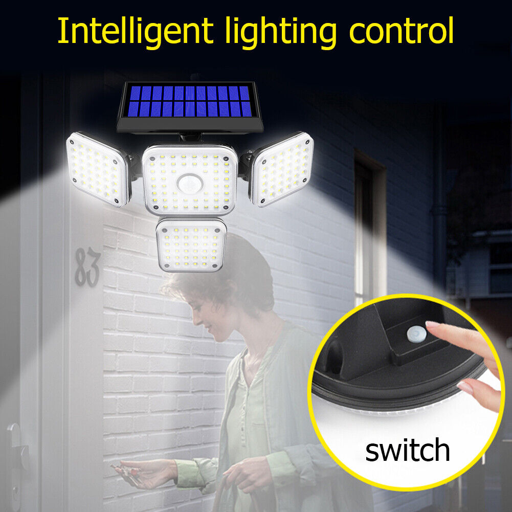 144 LED Motion Sensor Outdoor Security Light