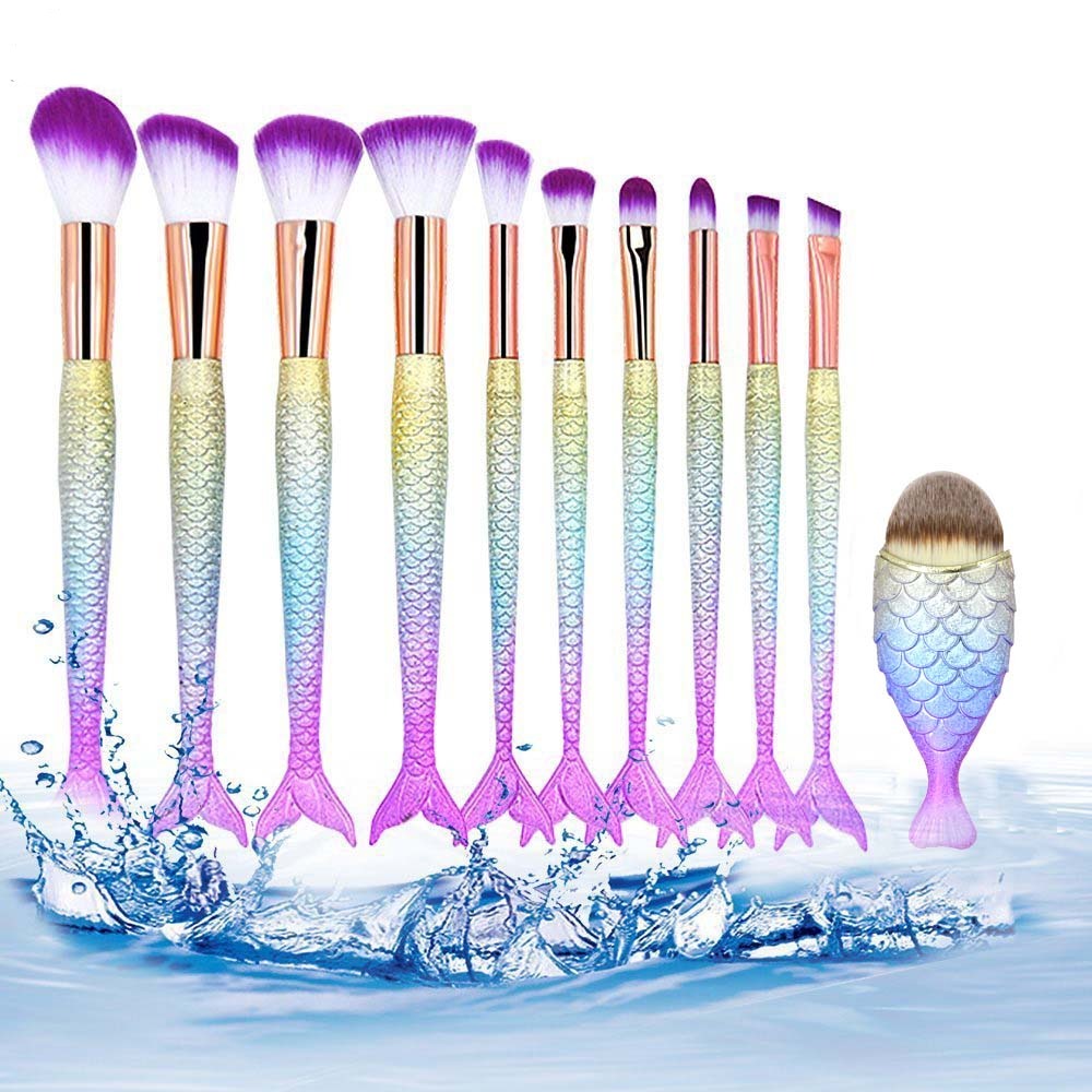 Mermaid Tail Brush Set