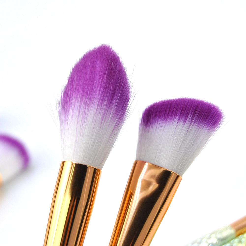 Mermaid Tail Brush Set