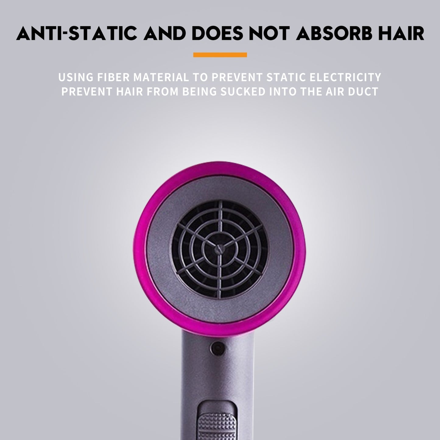 Professional Ionic Hair Dryer with Diffuser & Concentrator