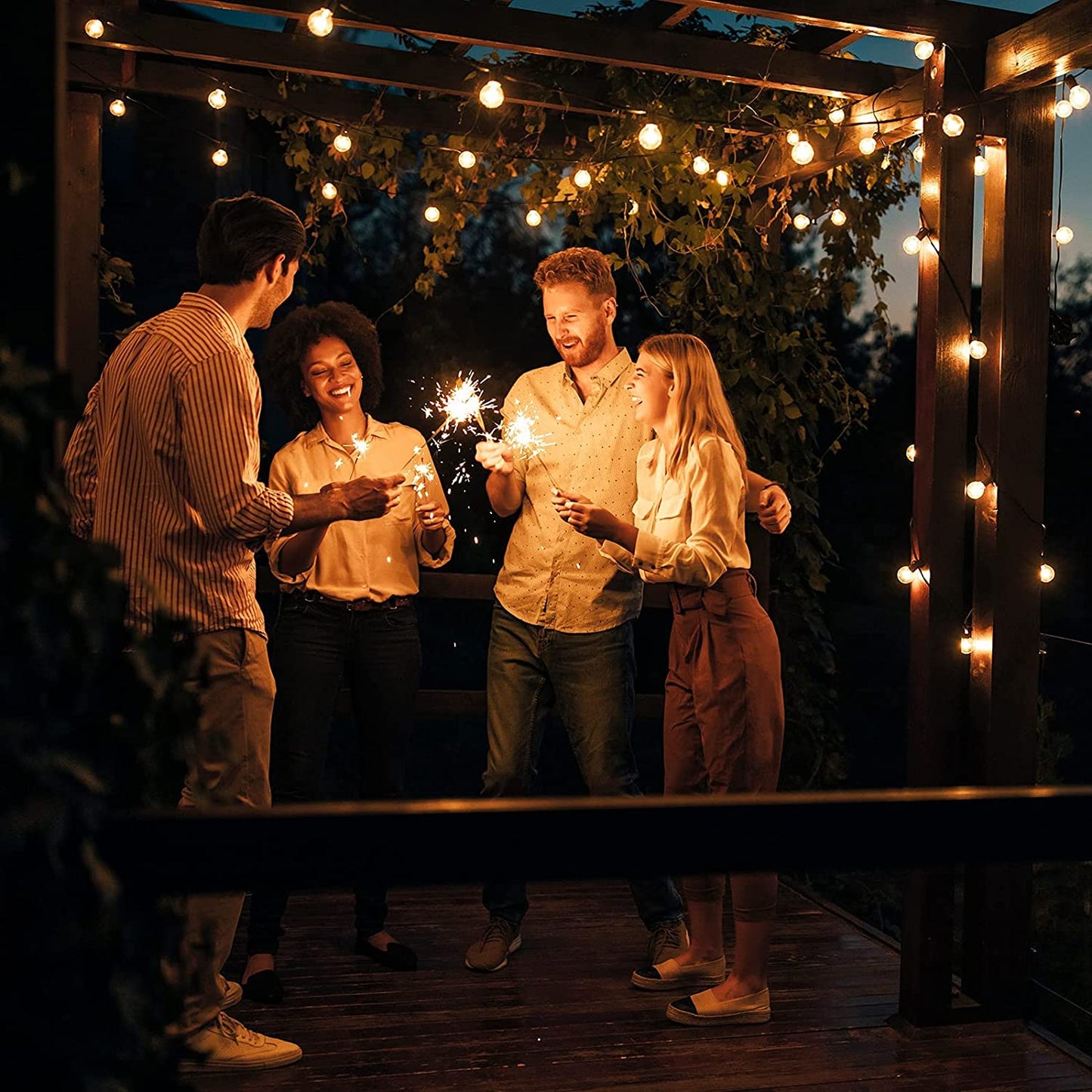 Solar Globe String Lights